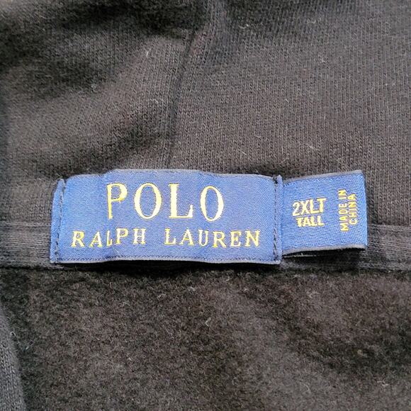 Ralph Lauren Polo Croquet Bear Full Zip Hoodie Mens Size 2XLT Tall Embroidered - Picture 3 of 8